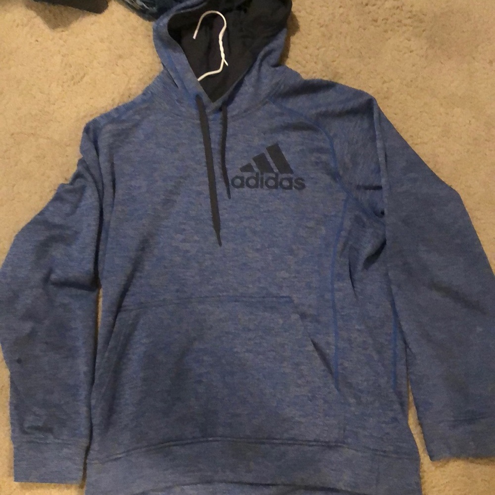 Large Light Blue Adidas Sweatshirt